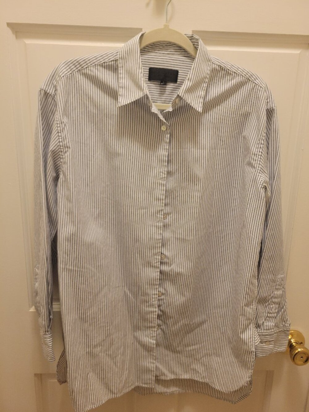 NILI LOTAN  Collared & Button Downs  Classic Striped Shirt,women size S